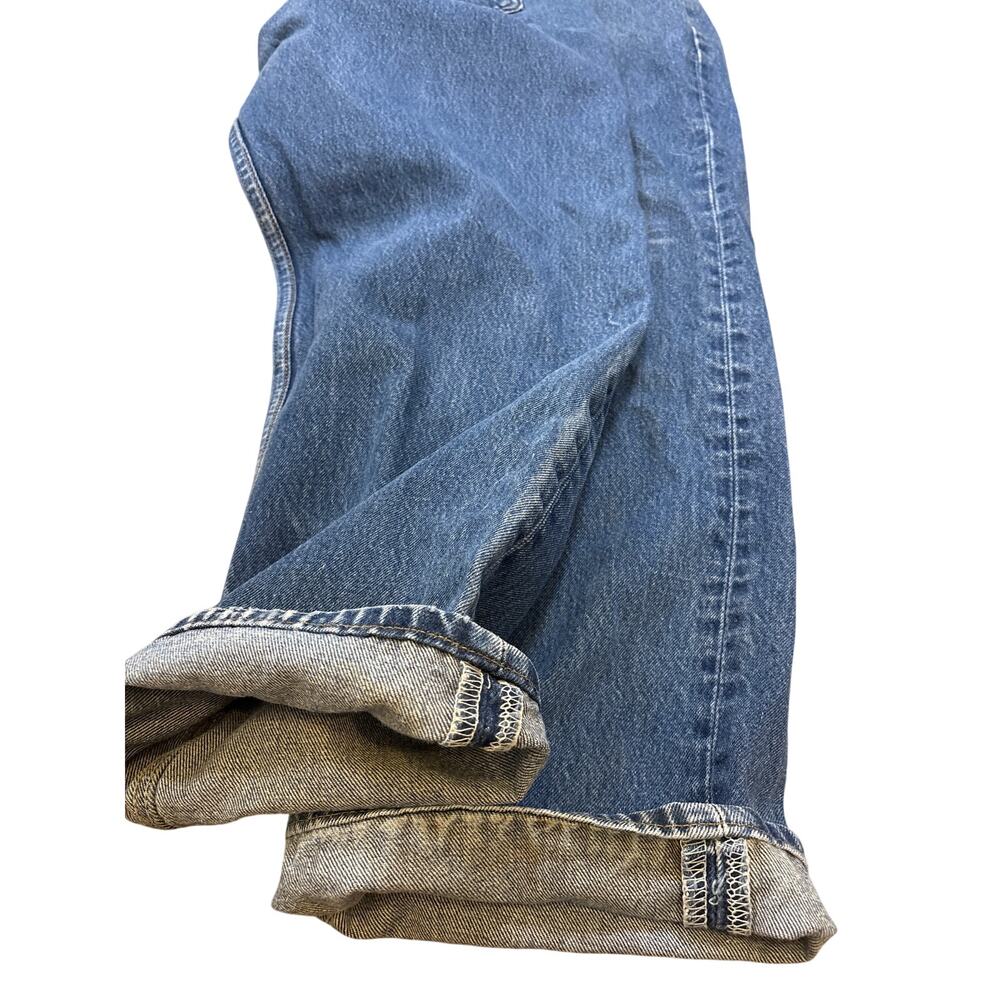 Vintage 1998 Levi’s 501 button fly made in USA denim blue jean 41x30 - Picture 5 of 9